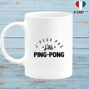Mug j'peux pas j'ai ping-pong 2