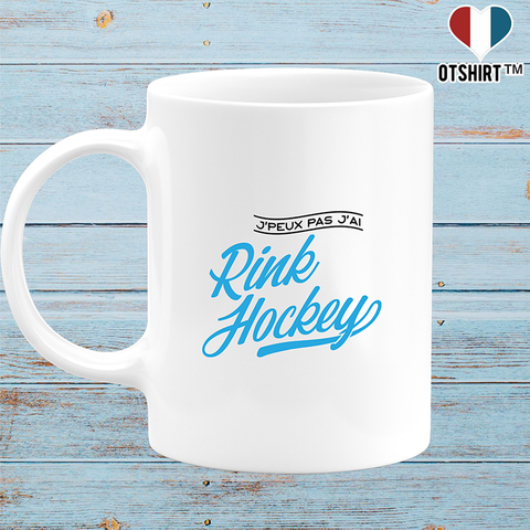 Mug j'peux pas j'ai rink hockey