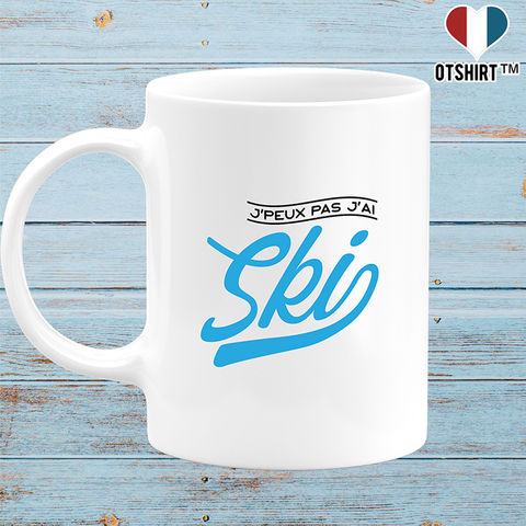 Mug j'peux pas j'ai ski