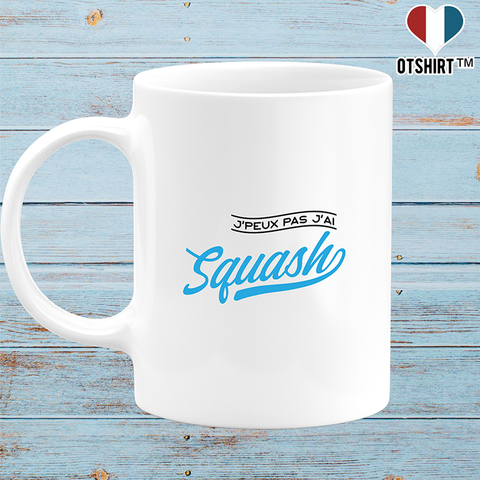 Mug j'peux pas j'ai squash