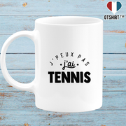 Mug j'peux pas j'ai tennis 2