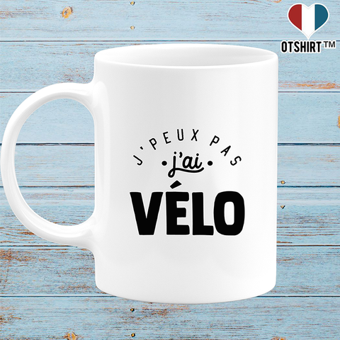 Mug j'peux pas j'ai vélo 2