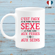 Mug je ne pense pas qu'au sexe