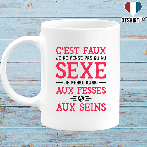 Mug je ne pense pas qu'au sexe
