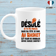 Mug je suis au basket