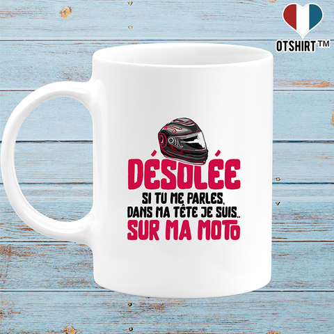 Mug je suis sur ma moto