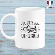 Mug je suis un super chef cuisinier