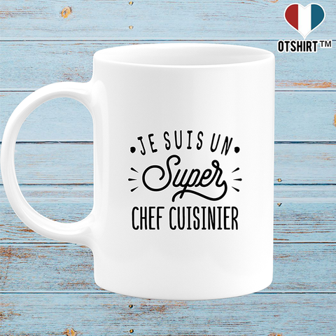 Mug je suis un super chef cuisinier