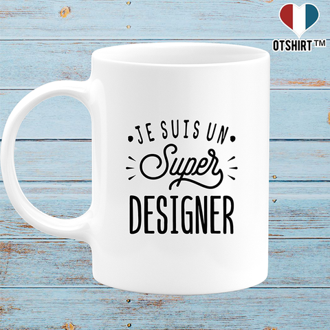 Mug je suis un super designer