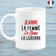 Mug jeanne la femme la reine la légende