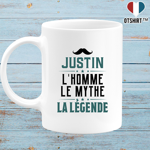 Mug justin l'homme le mythe la légende