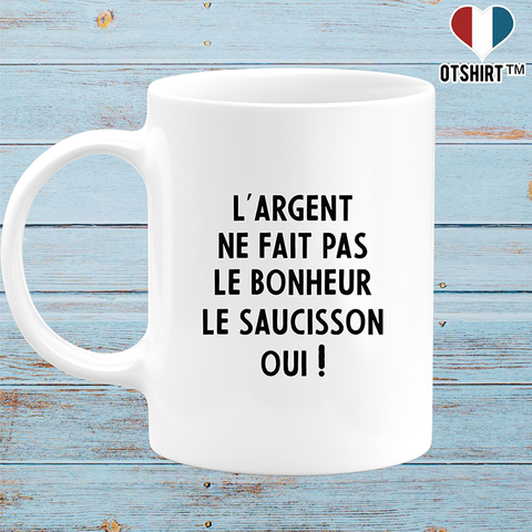 Mug l'argent ne fait pas le bonheur