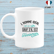 Mug l'homme idéal tennisman