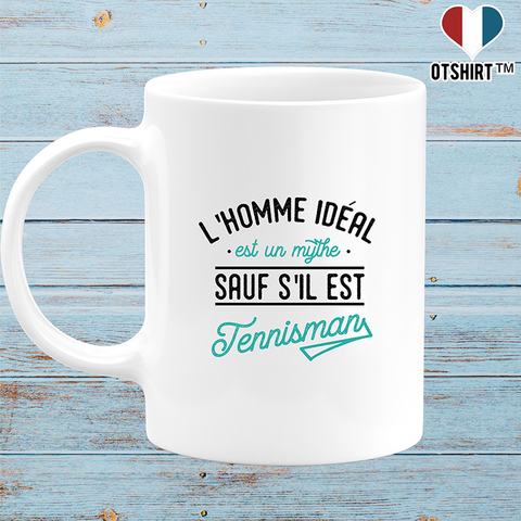 Mug l'homme idéal tennisman