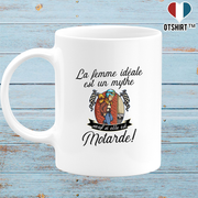 Mug la femme idéale est motarde