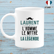 Mug laurent l'homme le mythe la légende