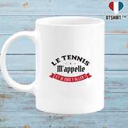 Mug le tennis m'appelle