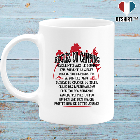 Mug les règles du camping