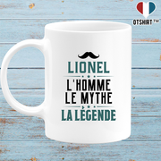 Mug lionel l'homme le mythe la légende