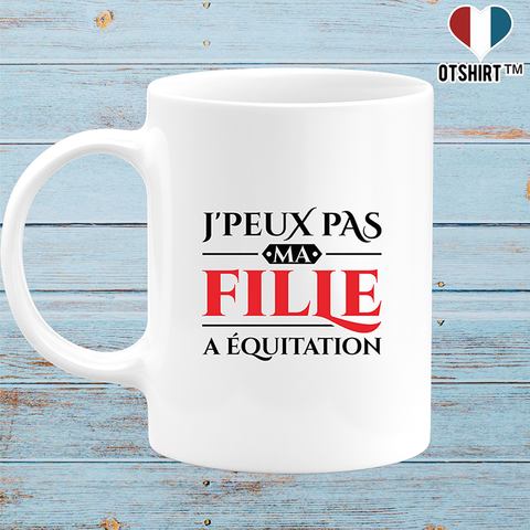 Mug ma fille a équitation