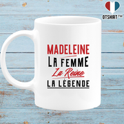 Mug madeleine la femme la reine la légende