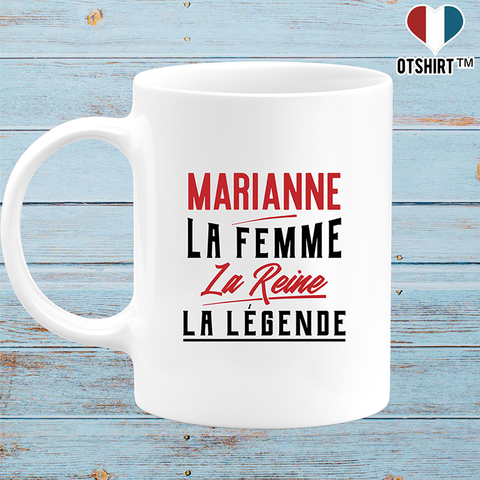 Mug marianne la femme la reine la légende