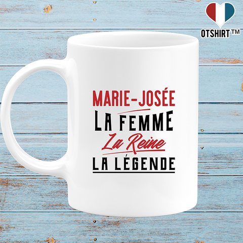 Mug marie-josée la femme la reine la légende