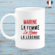 Mug marine la femme la reine la légende