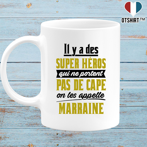 Mug marraine super héro