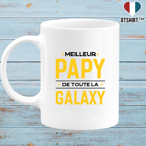 Mug meilleur papy galaxy