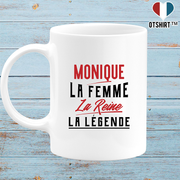 Mug monique la femme la reine la légende