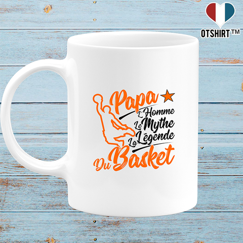 Mug papa la légende du basket