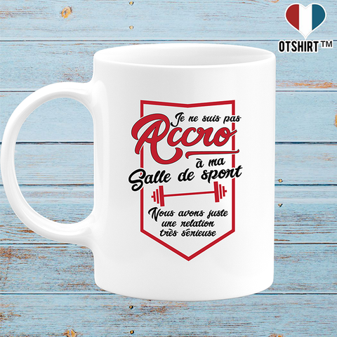 Mug pas accro à ma salle de sport