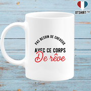 Mug pas cher pas besoin de cheveux