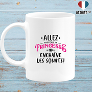 Mug princesse enchaîne les squats