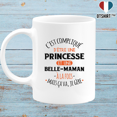 Mug princesse et belle-maman