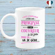 Mug princesse et couvreur