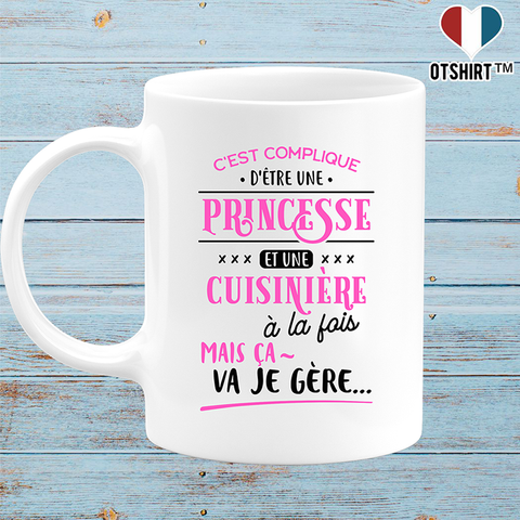 Mug princesse et cuisinière