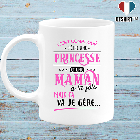 Mug princesse et maman