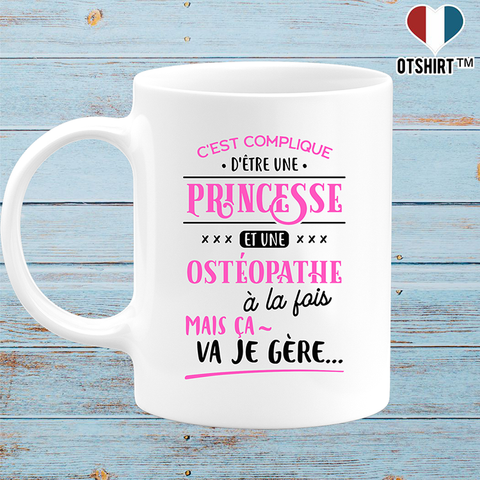 Mug princesse et osteopathe