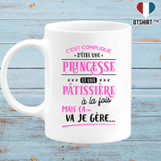 Mug princesse et pâtissière