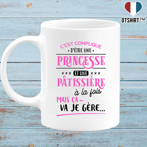 Mug princesse et pâtissière