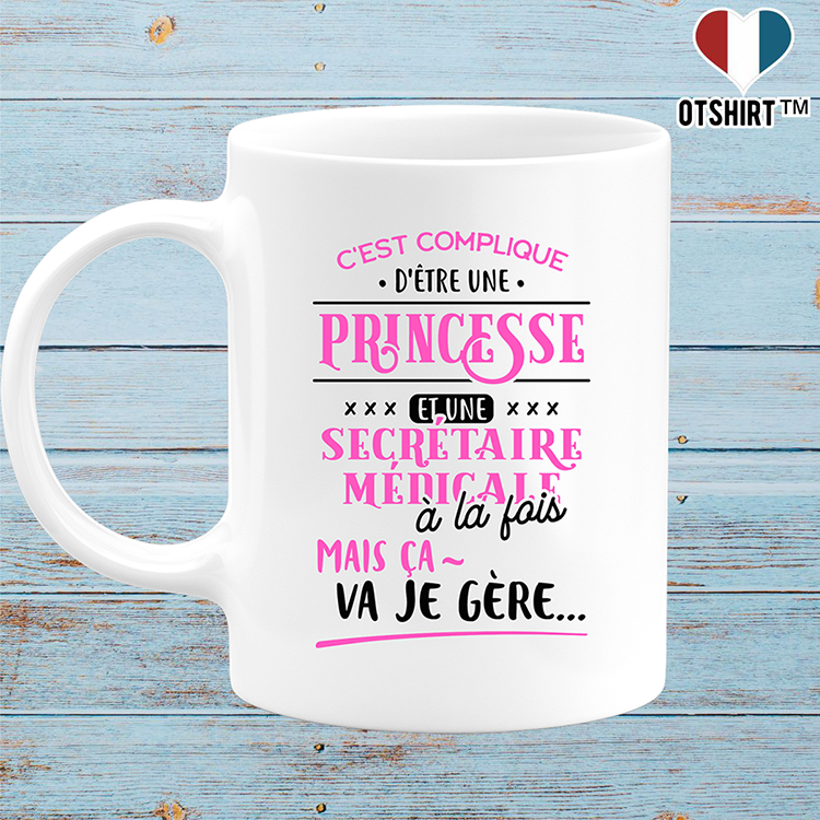 Secrétaire Médicale Super Pouvoir Cadeau Humour' Dessous De Verre