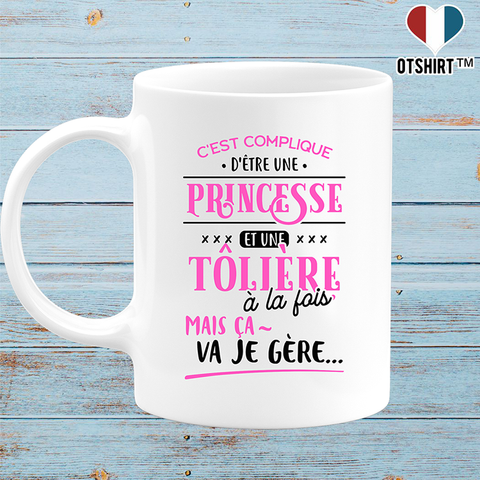 Mug princesse et tôlière