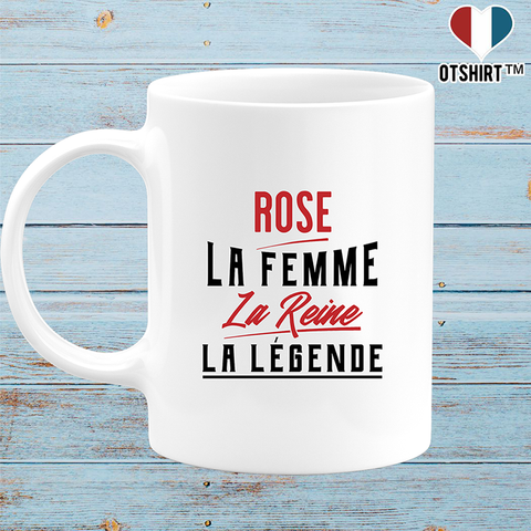Mug rose la femme la reine la légende