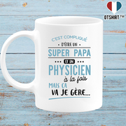 Mug super papa et physicien