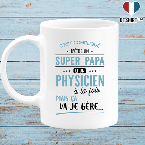 Mug super papa et physicien