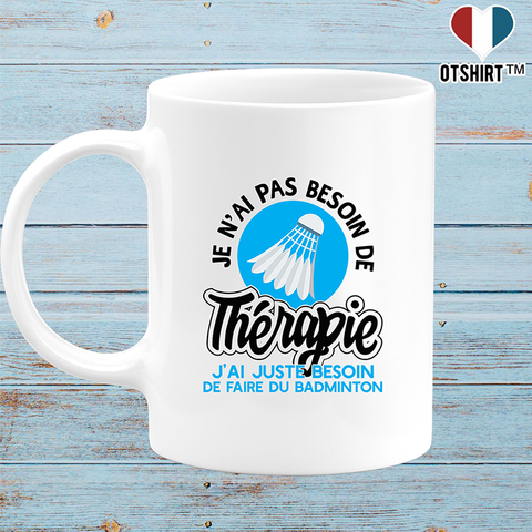 Mug thérapie badminton