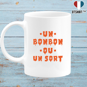 Mug un bonbon ou un sort