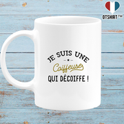 Mug une coiffeuse qui décoiffe